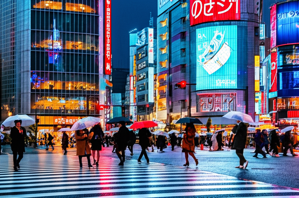 Tokyo at night